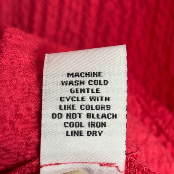 Habitat Clothes to Live In Rayon Blend Button Blouse Cardigan Jacket M Pink - Picture 5 of 7